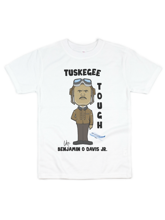 Tuskegee Tough like Benjamin O Davis Jr Kids Shirt