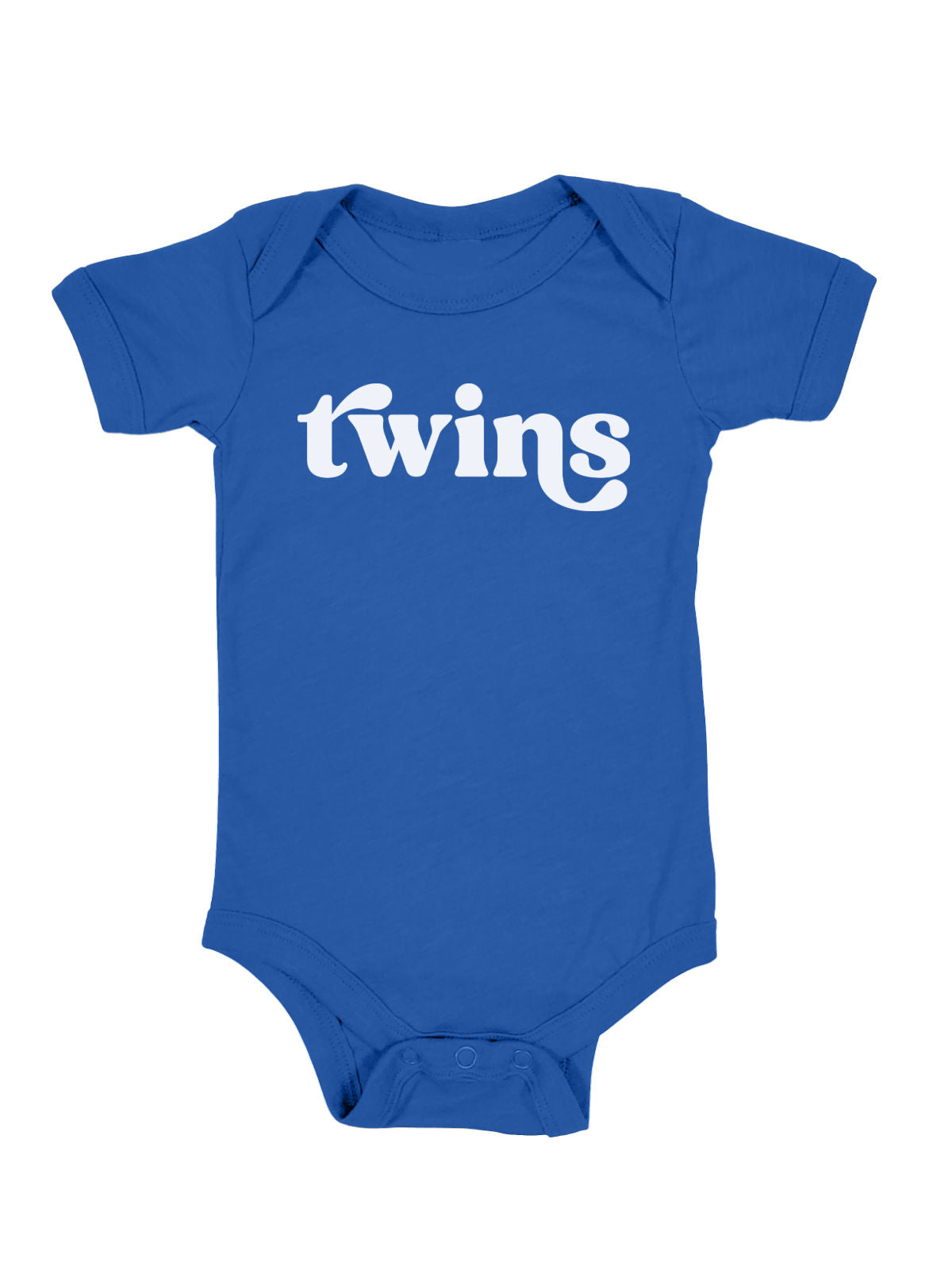 Twins Baby Bodysuit in Blue