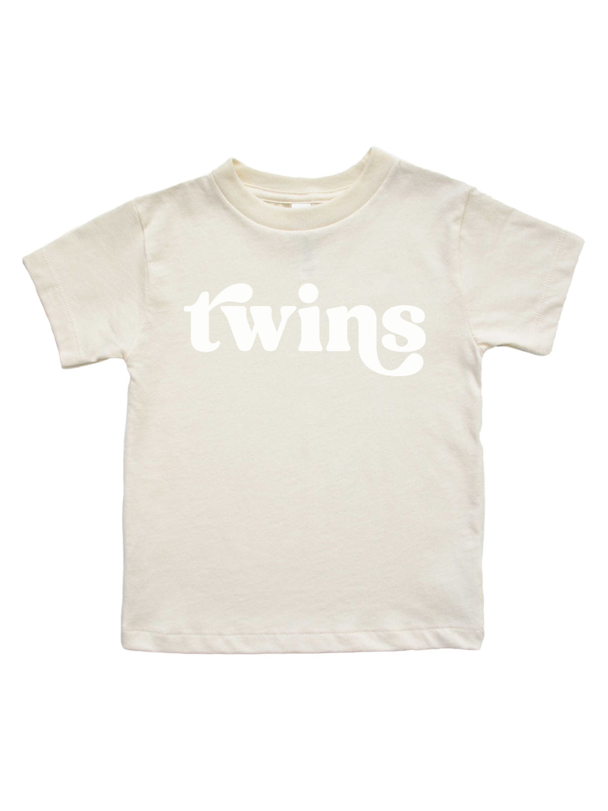 Kids Twins Matching Shirt in Natural
