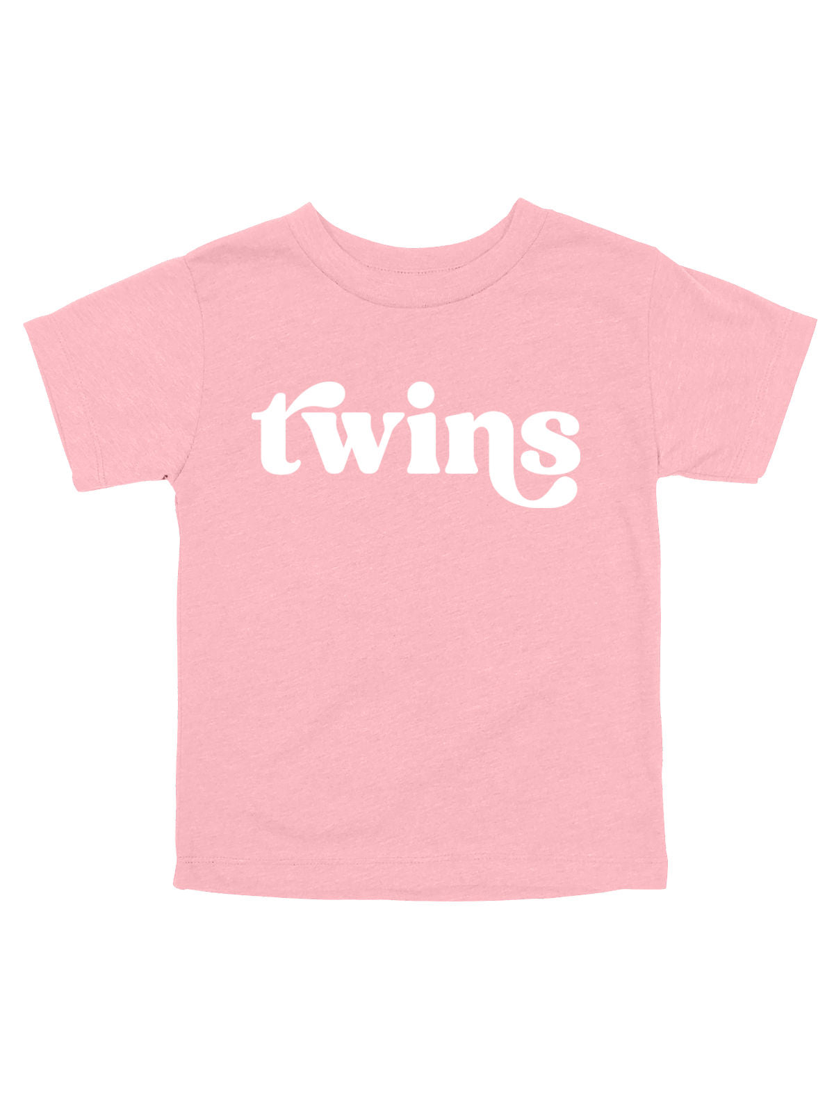 Twins Baby Girl Bodysuit in Pink