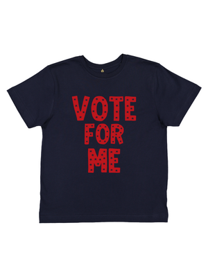 Vote for Me Kids Navy Shirt