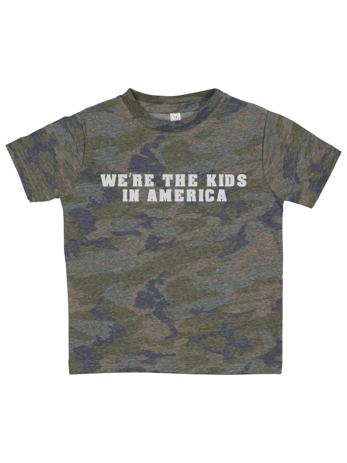 We're the Kids in America Vintage Camouflage Shirt