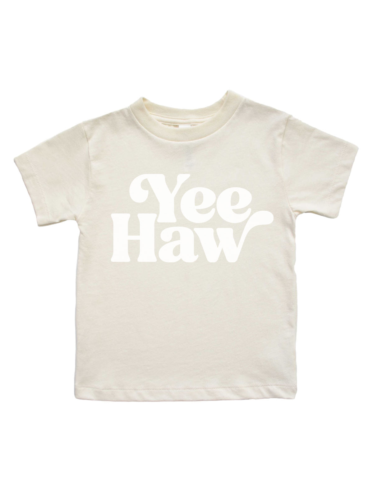 Yee Haw Kids Country Shirt in Natural