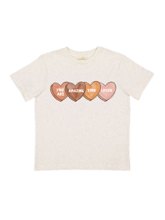 Kids Valentine's Day Short Sleeve Shirt