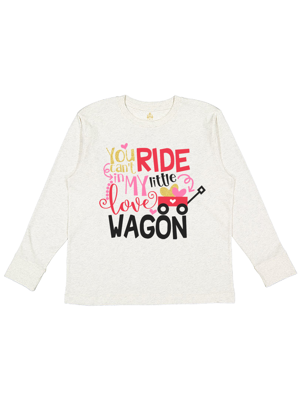Love Wagon Girls Valentine's Day Shirt