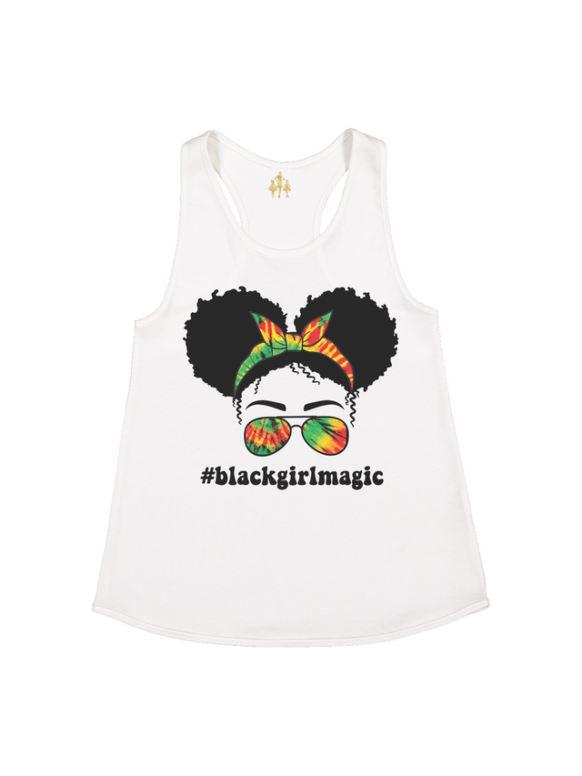 Black Girl Magic Juneteenth Girls Tank Top