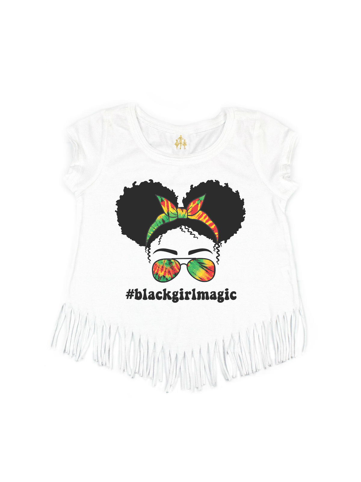 Black Girl Magic Juneteenth Shirt for Girls Fringe