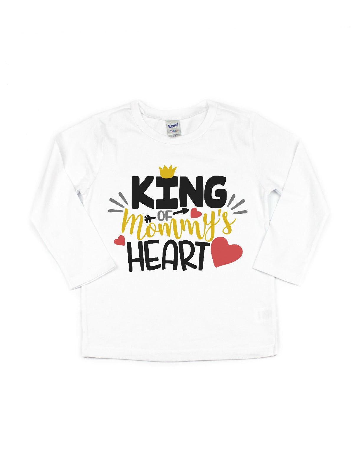 King of Mommy's Heart Boys Long Sleeve Shirt