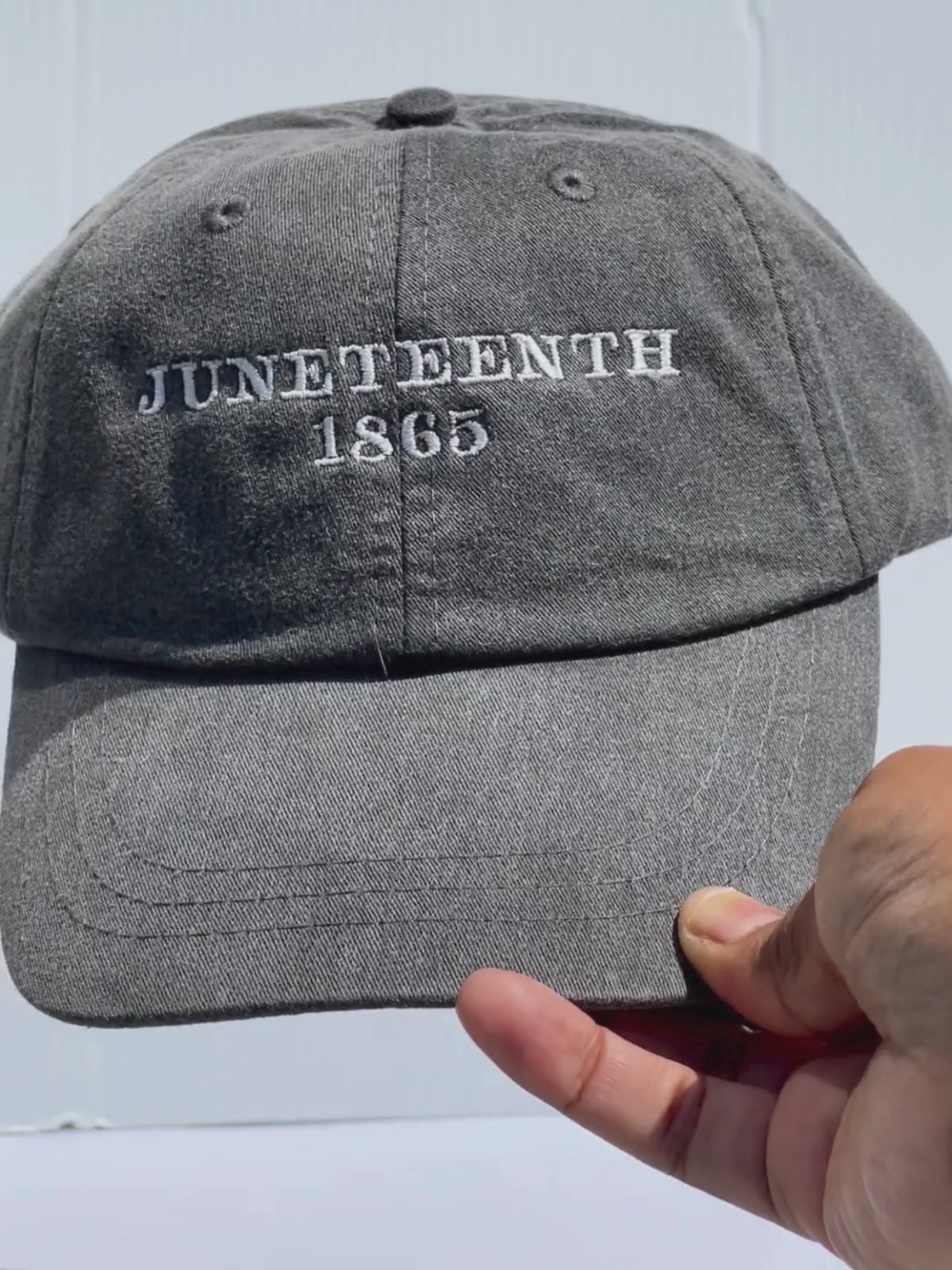 1865 Juneteenth Hat in Black