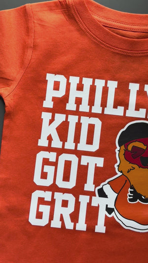 Philly Kid Got Grit Kids Shirt