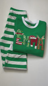 Personalized Kids Christmas Pajamas