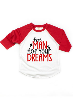 The Man of Your Dreams Boys Valentine's Day Shirt 
