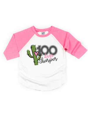 100 days sharper girls 100th day of school shirt