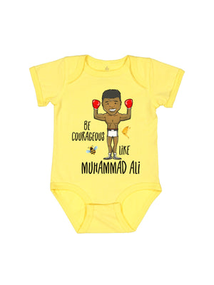 Be Courageous like Muhammad Ali Baby Black History Bodysuit