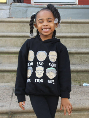 Black Activist Kids Pullover Hoodie