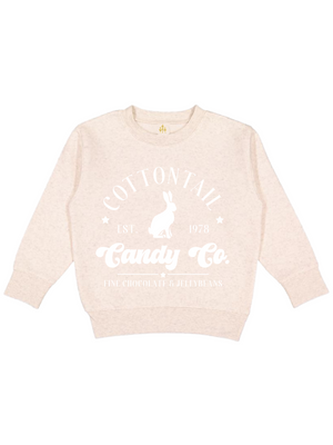 Cottontail Candy Co Kids Easter Sweatshirt