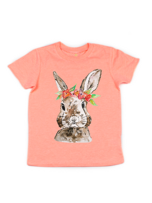 Cute Brown Bunny Kids Shirt