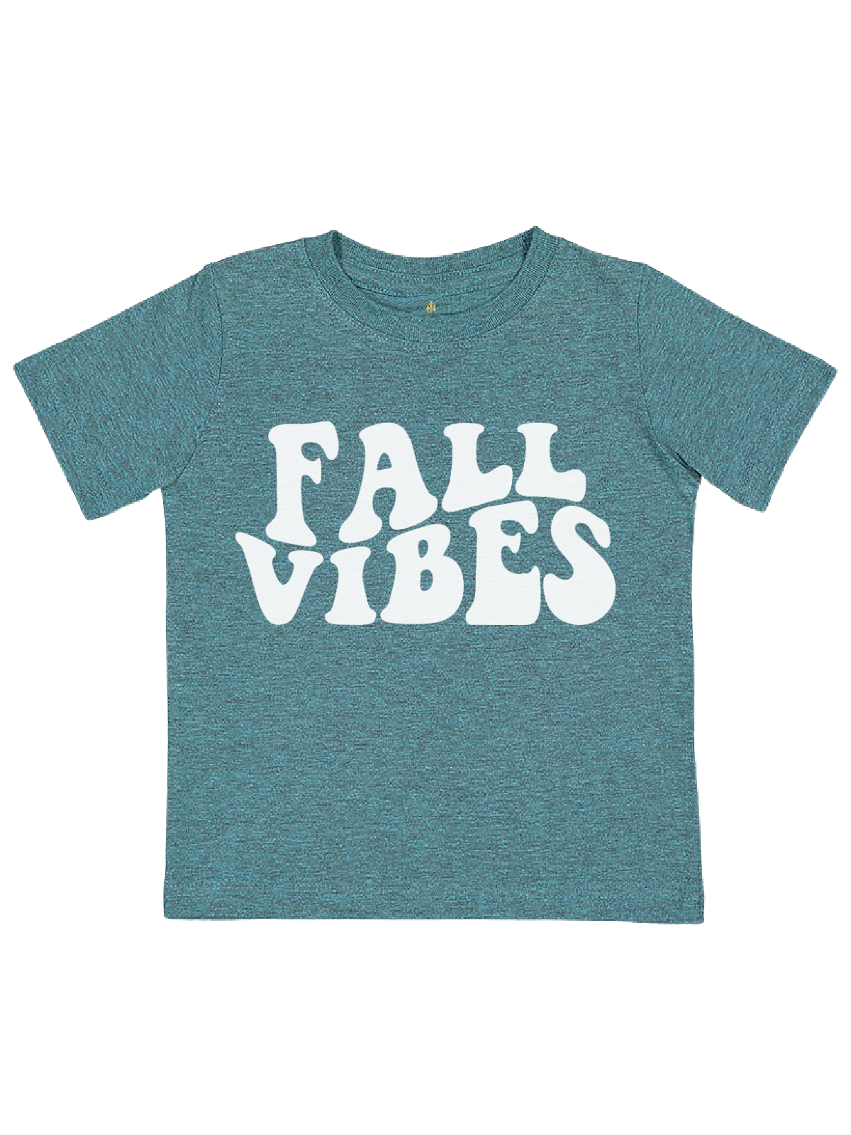 Fall Vibes Kids Shirt in Surf Blackout