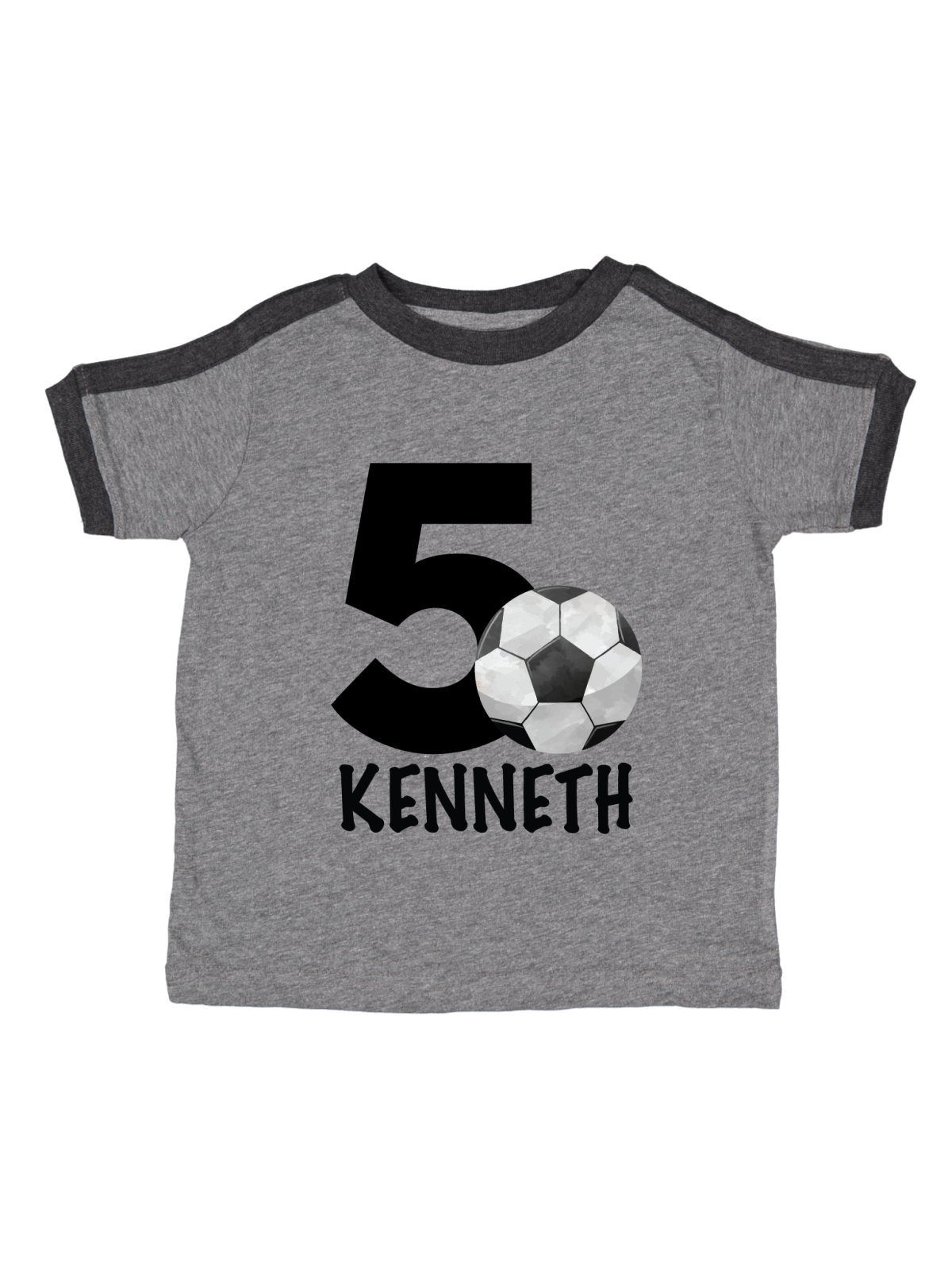 kids soccer ball birthday shirts