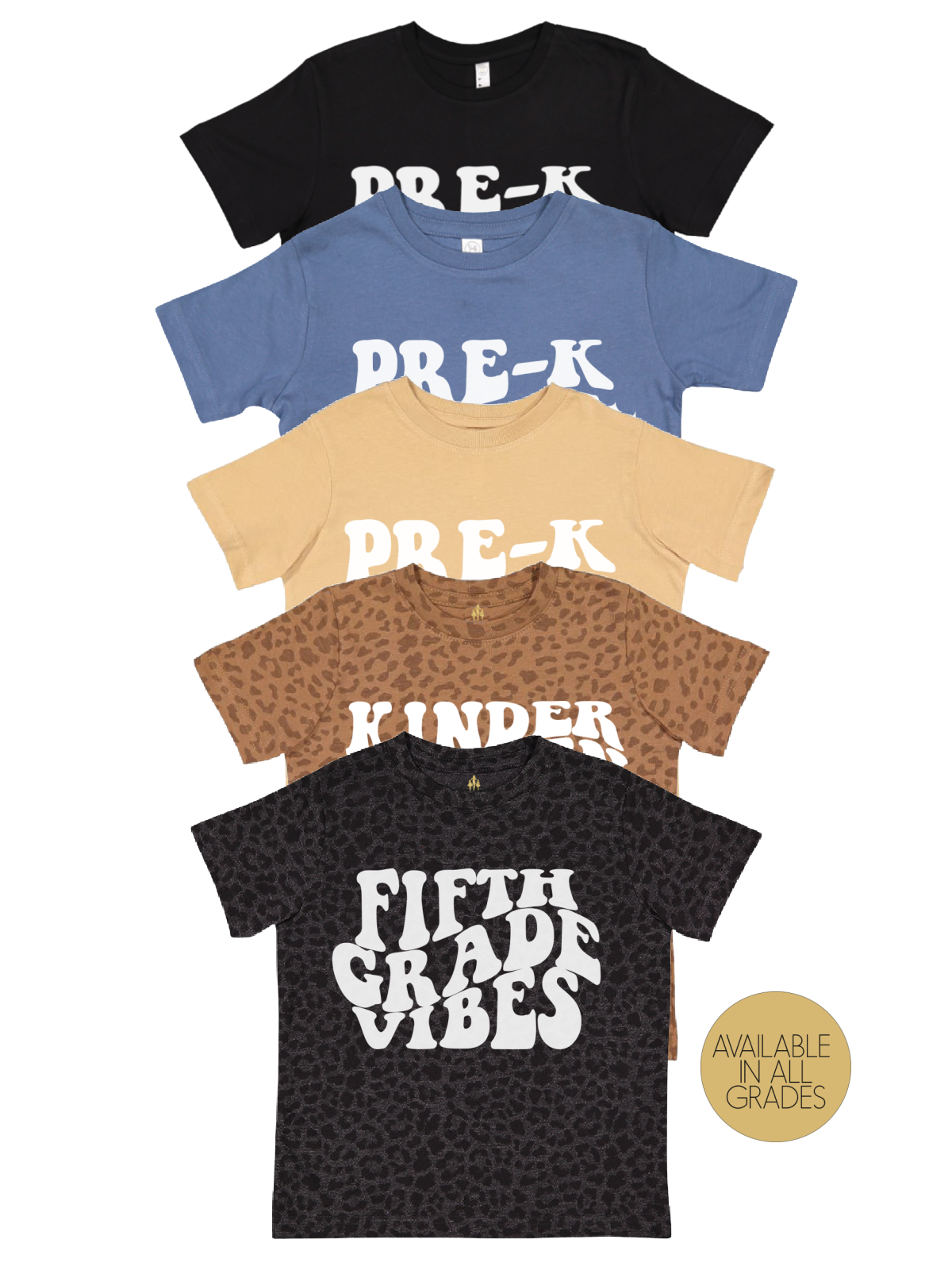 Kids Back to School Shirts Retro Style