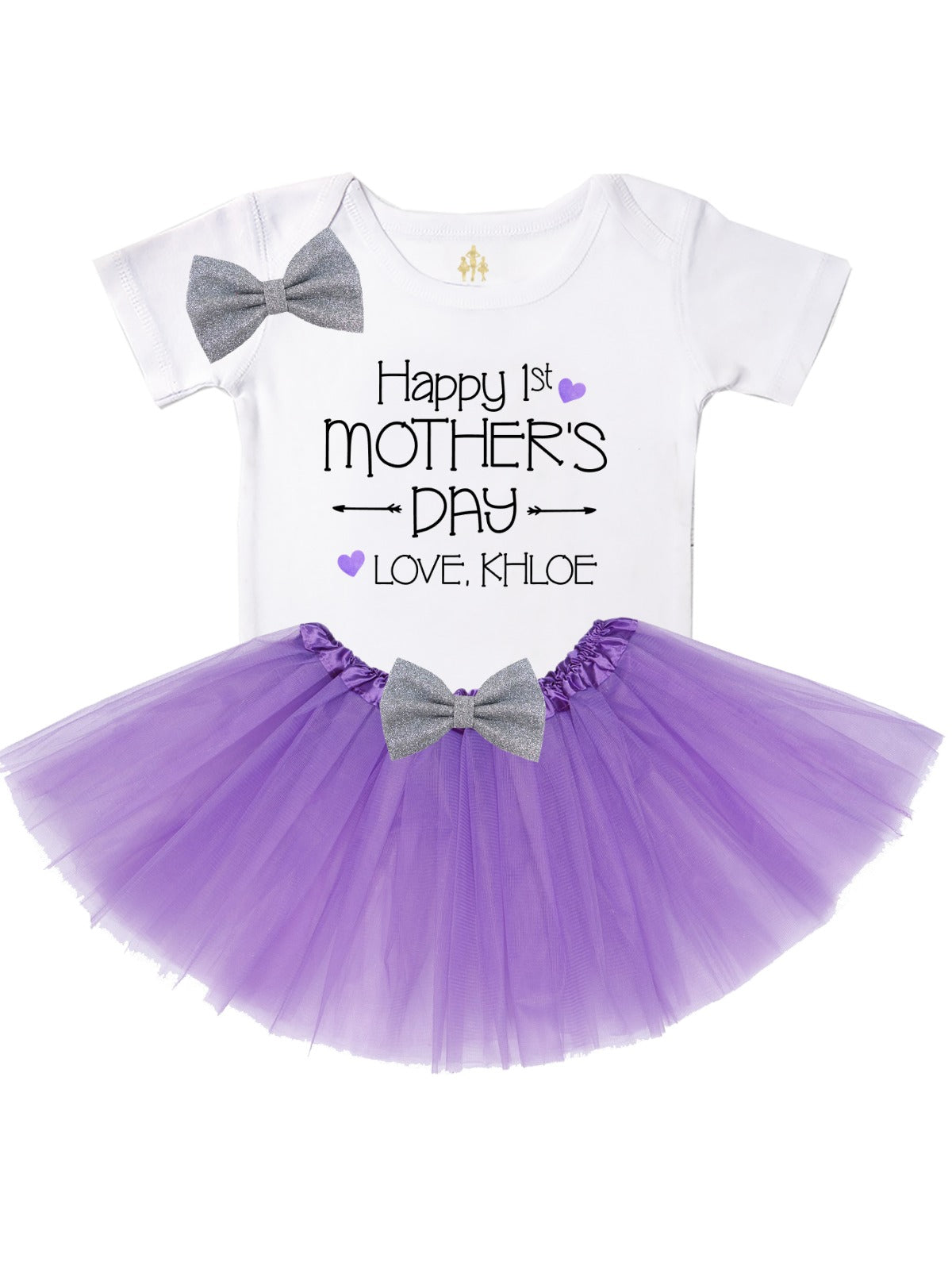 Happy 1st Mother's Day Personalized Tutu Outfit