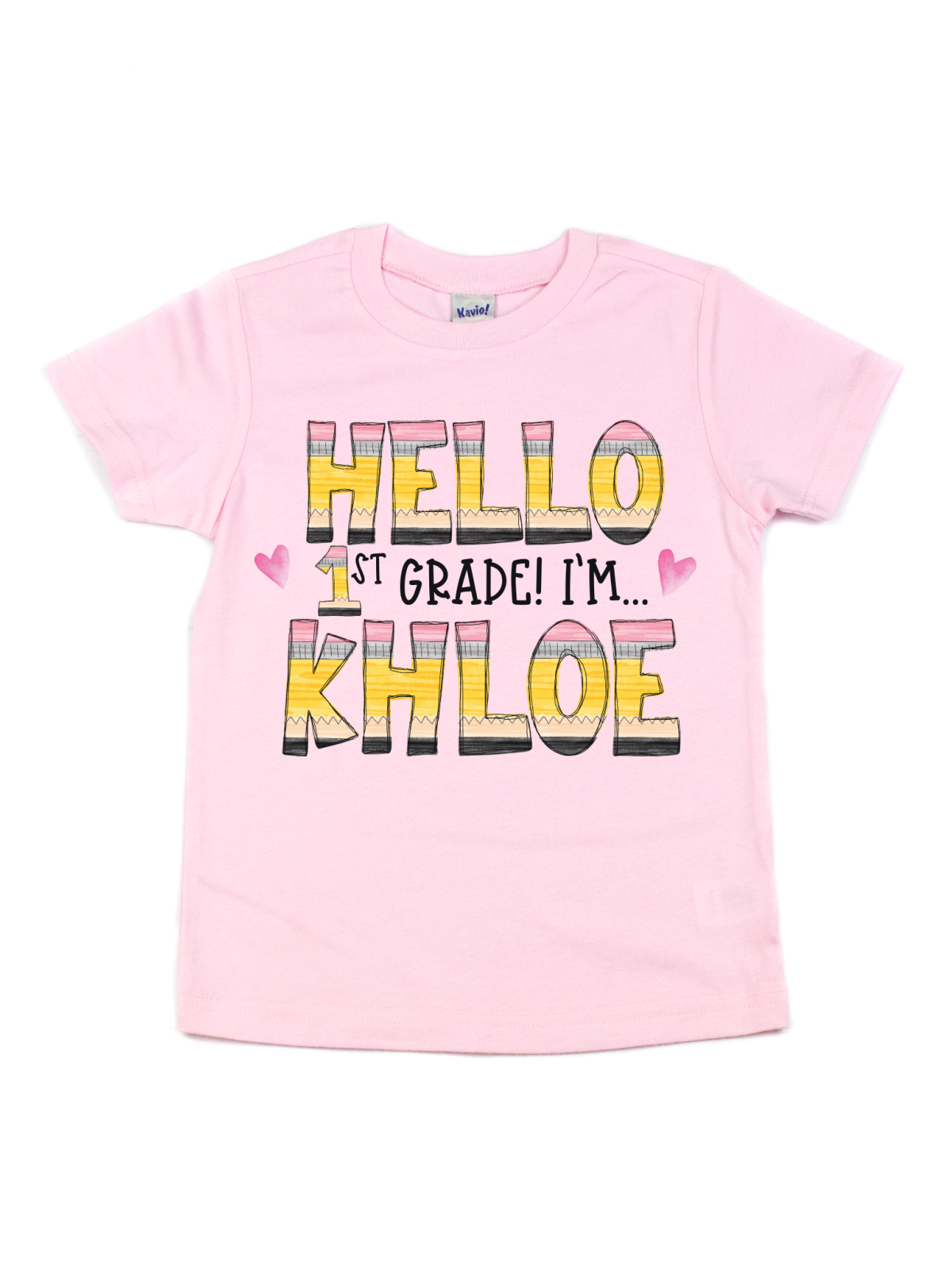 Hello First Day of School Shirt for Girls, Customize, MMofPhilly