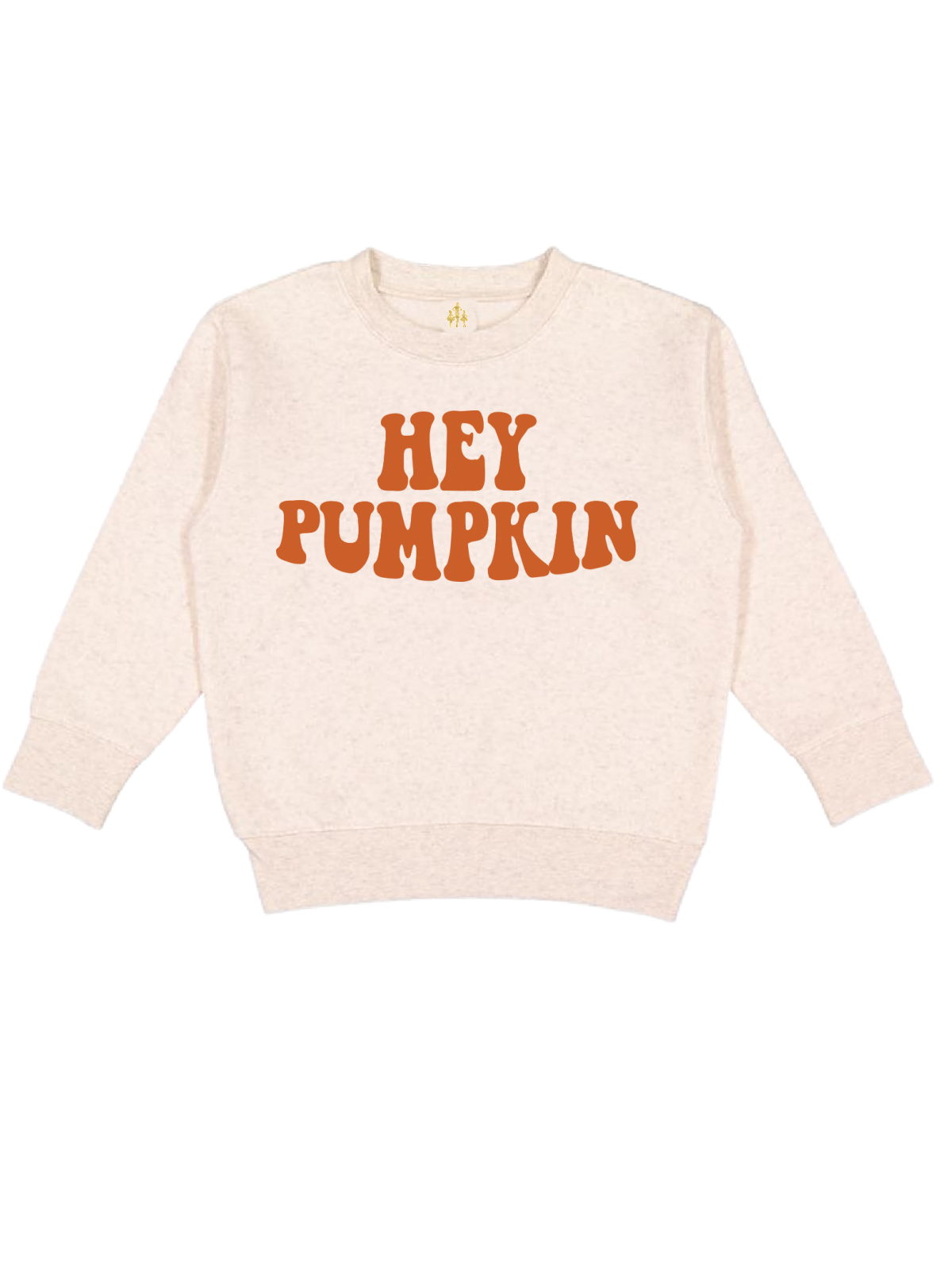 Hey Pumpkin Long Sleeve Kids Sweatshirt