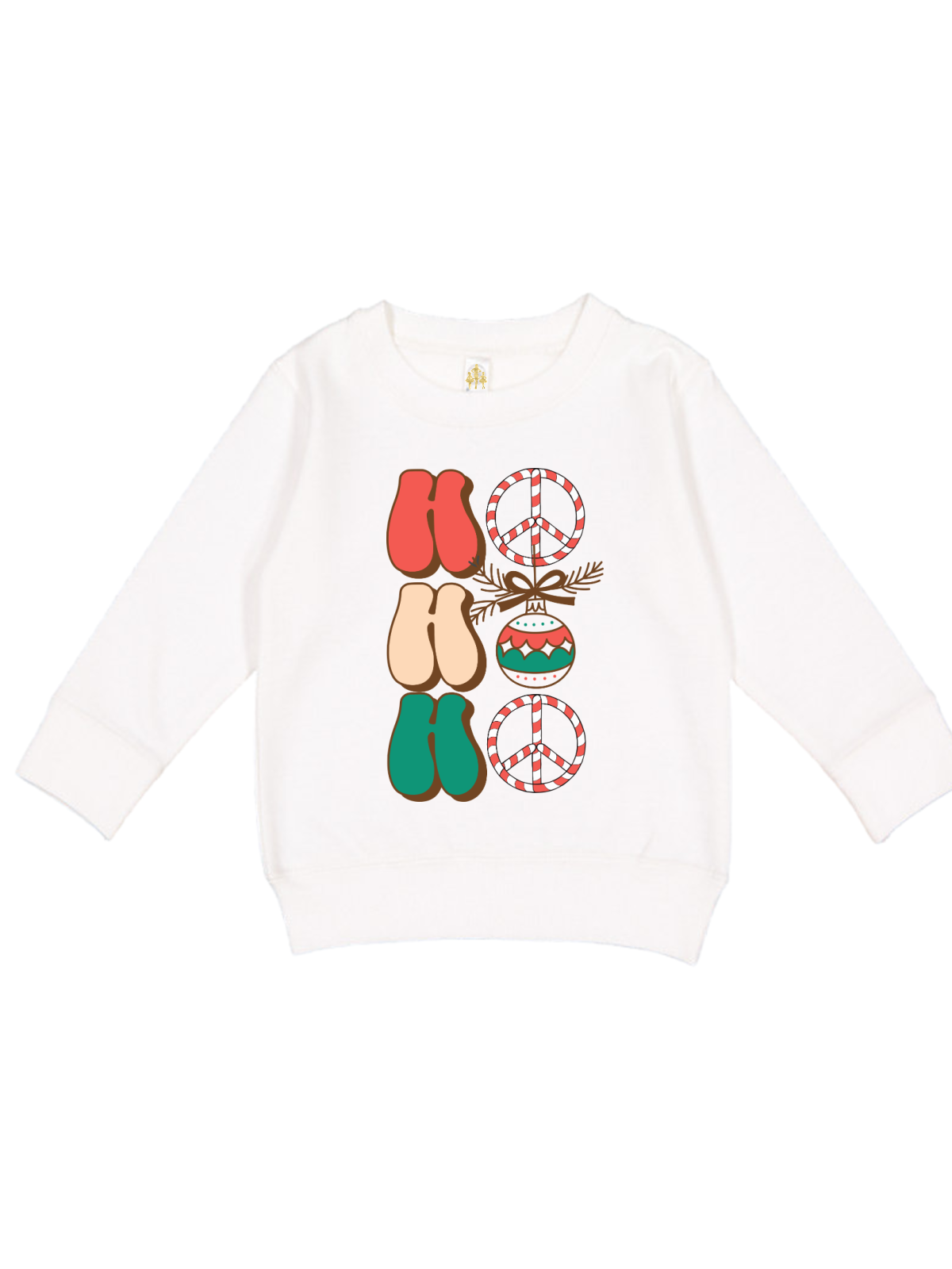 Ho Ho Ho Girls Christmas Sweatshirt
