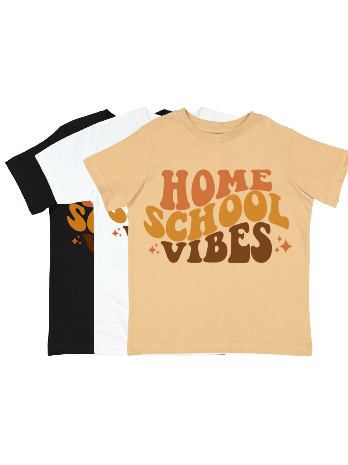 Homeschool Vibes Kids Shirt in White