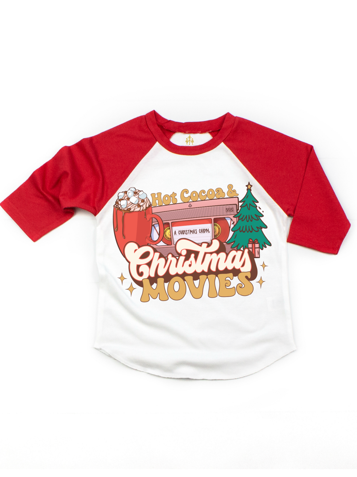 Hot Cocoa and Christmas Movies Kids Shirt