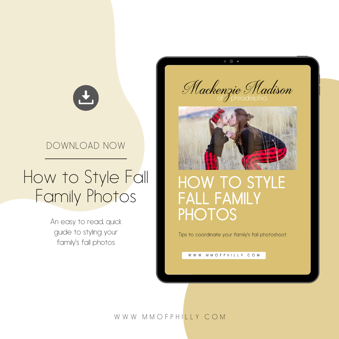 How to Style Fall Family Photos E-Book
