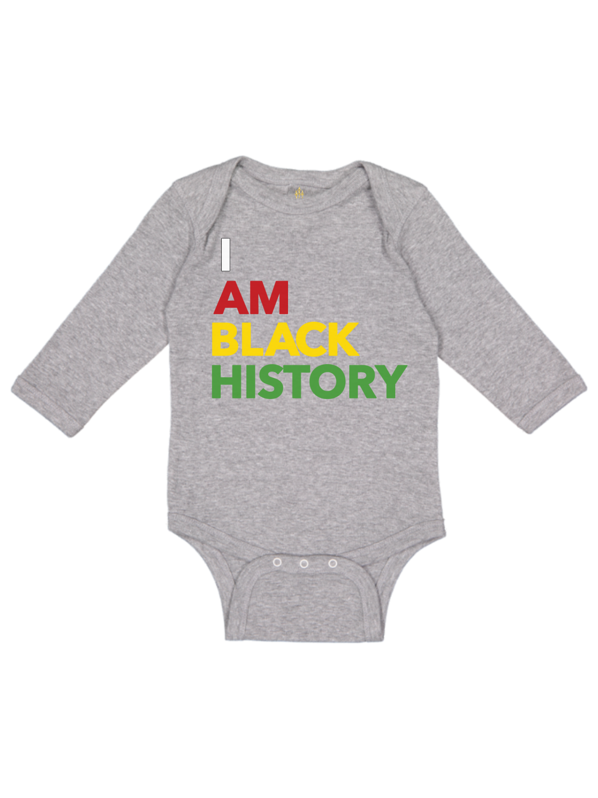 I am black history infant bodysuit