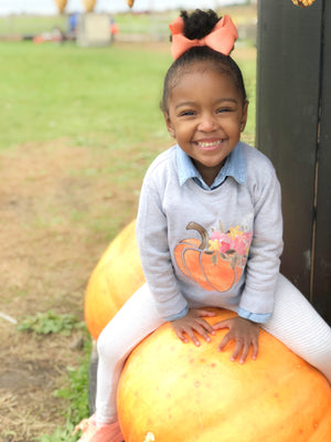 pumpkin picking toddler shirt