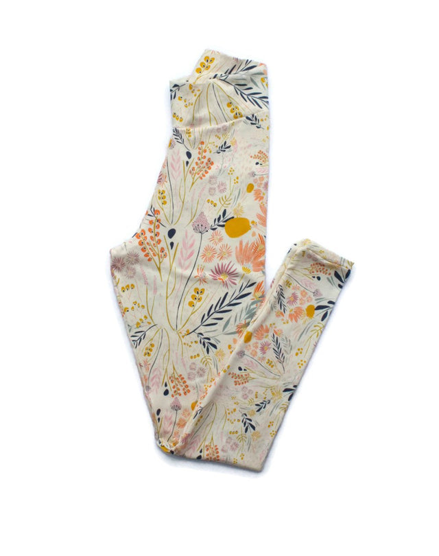 adult leggings in fall print