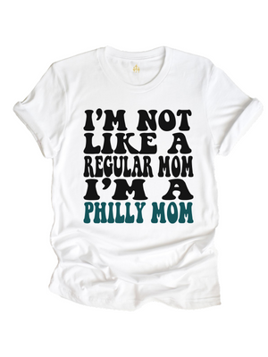 I'm a Philly Mom White Shirt Short Sleeve