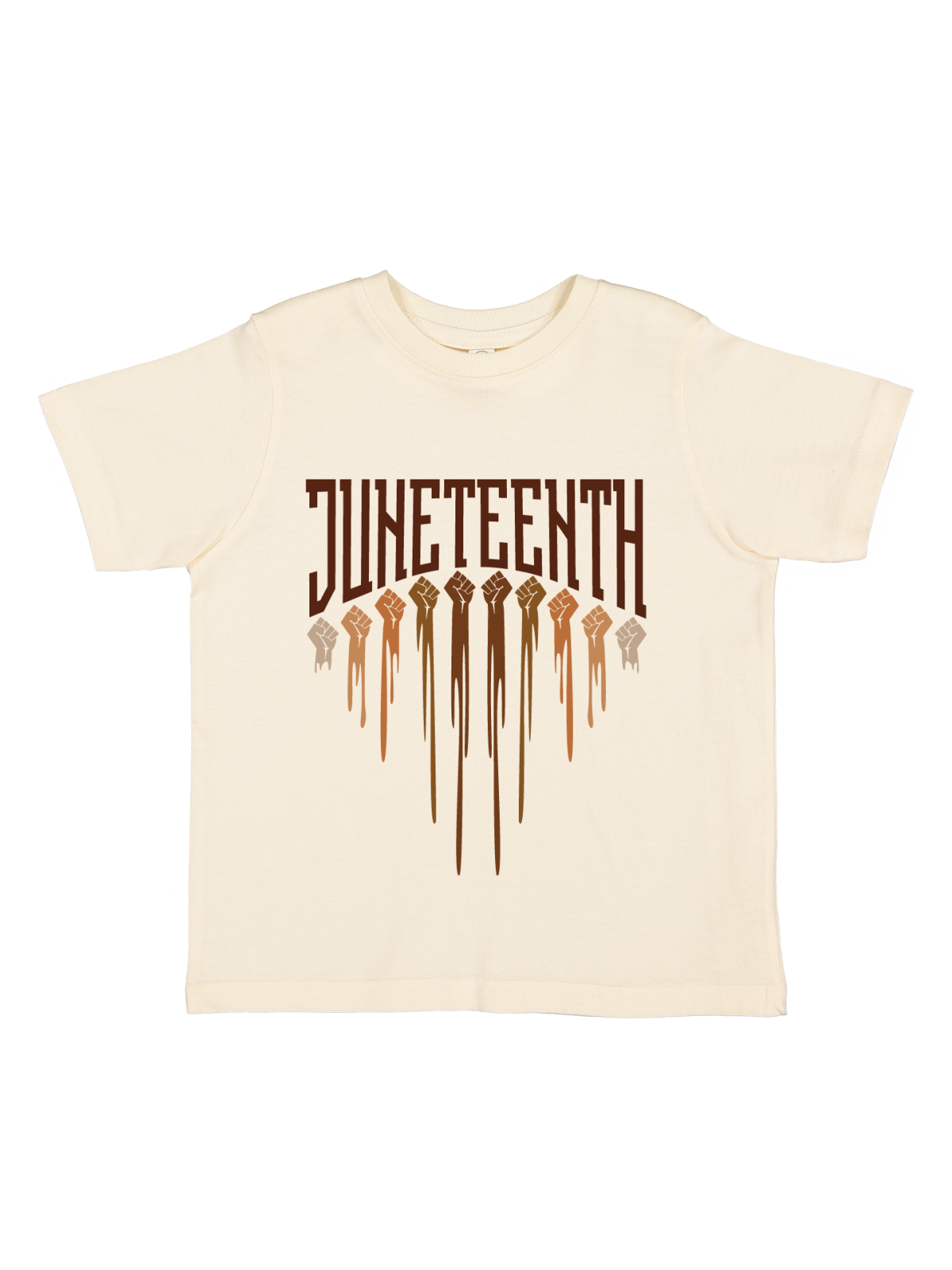 Kids Juneteenth Shirt in Natural