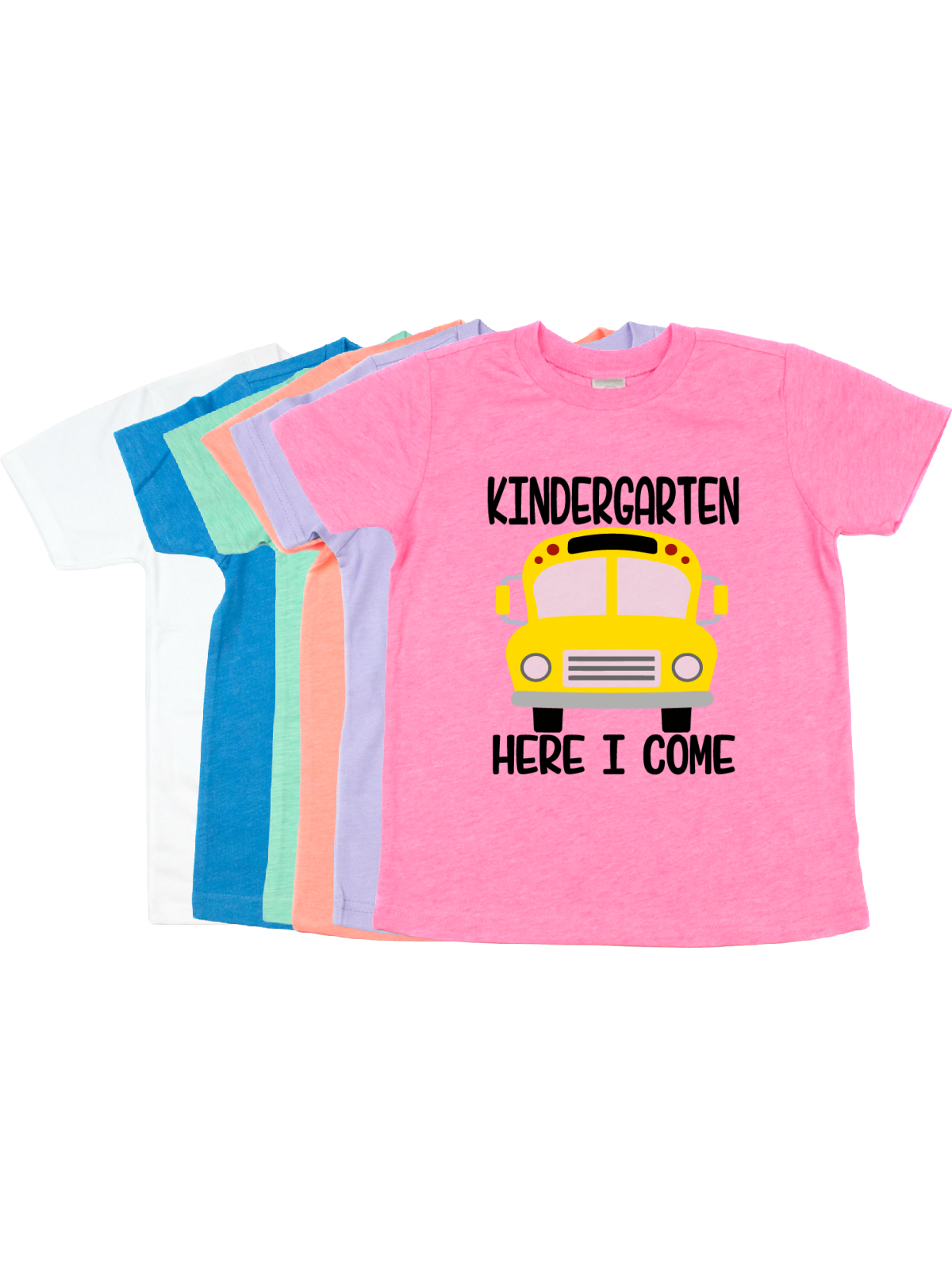 Kindergarten Here I Come Kids Back to School Shirt