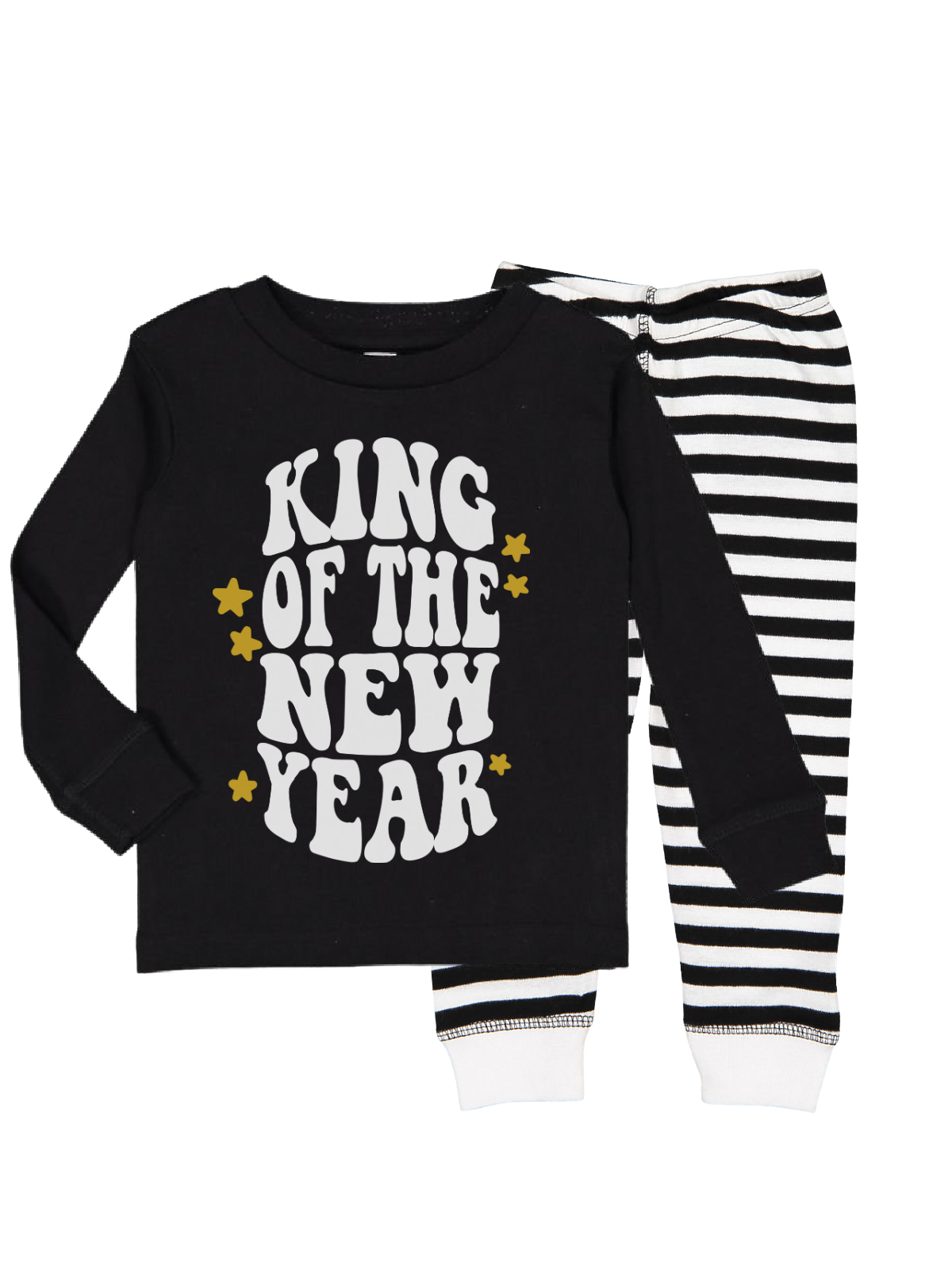 King of the New Year Kids 2023 NYE Pajamas