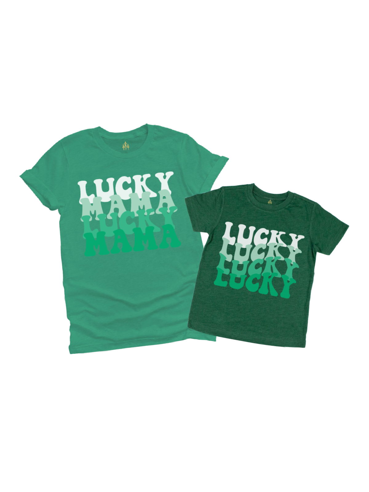 Lucky Mama Kelly Green St Patrick's Day Shirt