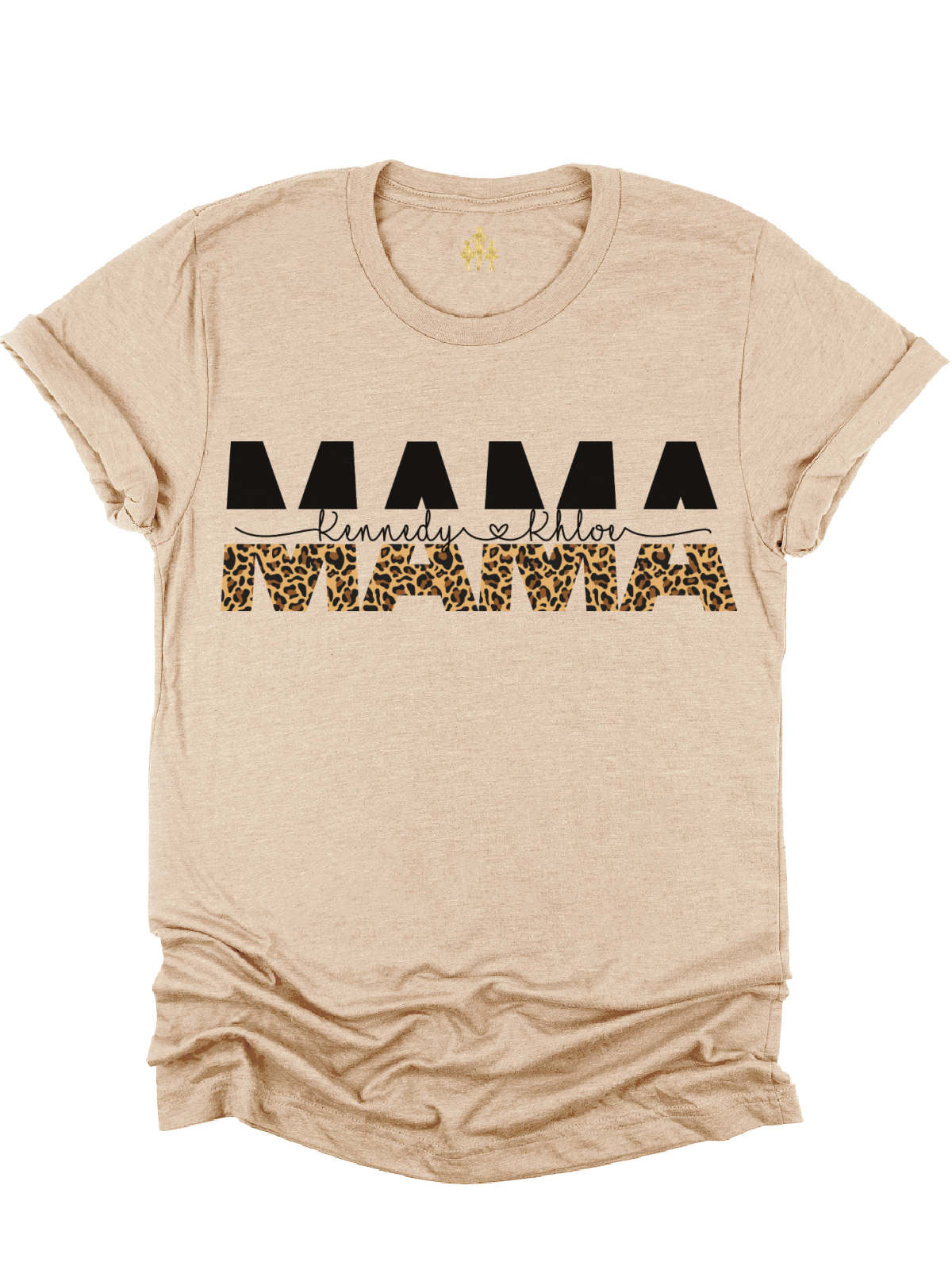 Mama Split Personalized Leopard Print Shirt | MMofPhilly Mama Split Personalized Leopard Print Shirt | MMofPhilly