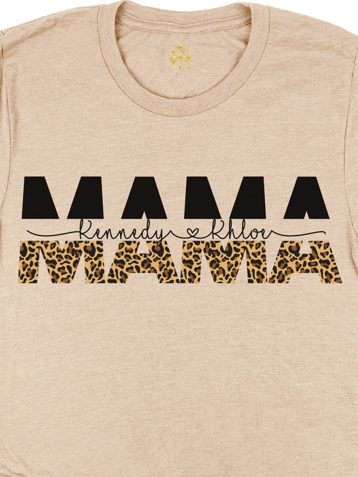 Customized Mama Tee with Children Names