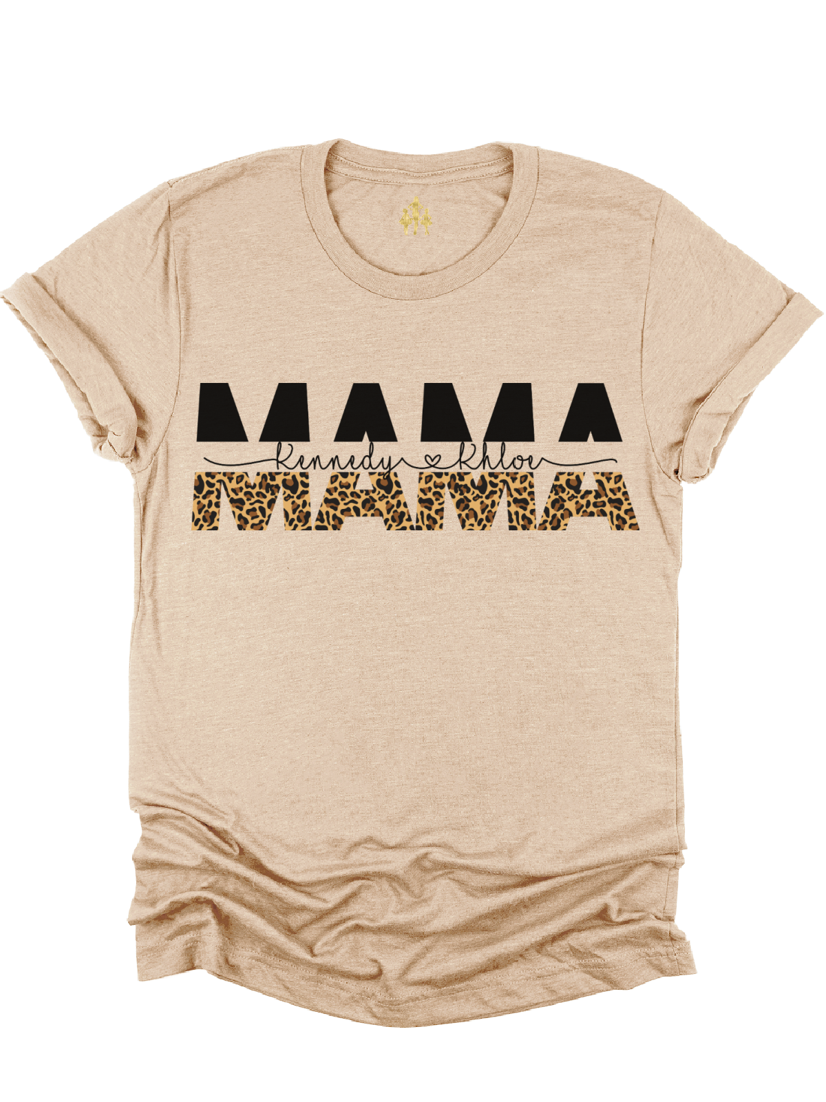 Mama Split Personalized Leopard Print Shirt | MMofPhilly L