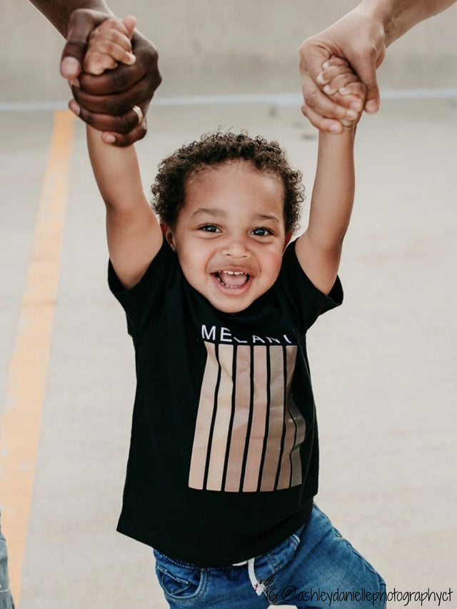 Shades of Melanin Kids Black History Shirt