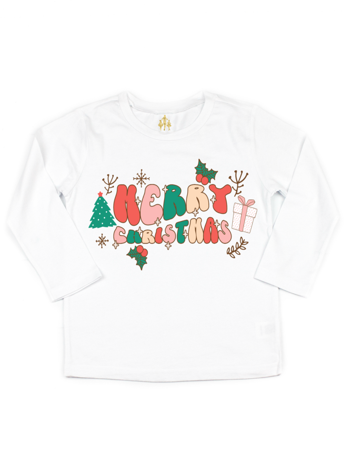 Merry Christmas Kids Retro Holiday TShirt