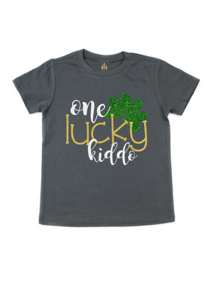 One Lucky Kiddo Kids St. Patrick's Day Shirt