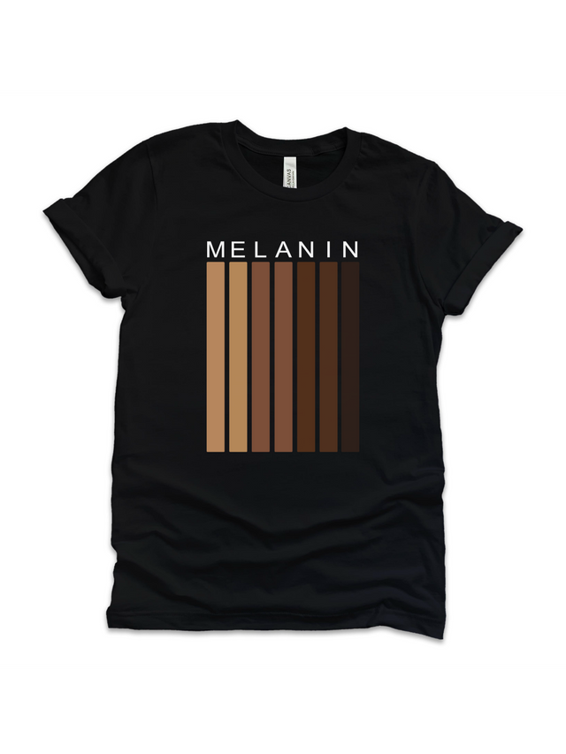 Shades of Melanin Adult Black History Shirt