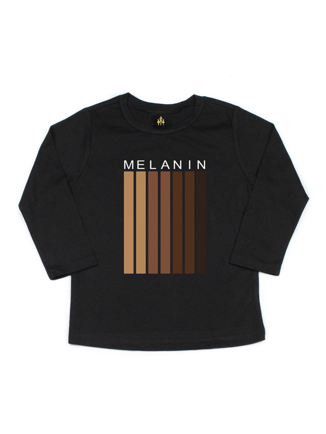 Shades of Melanin Kids Black History Shirt