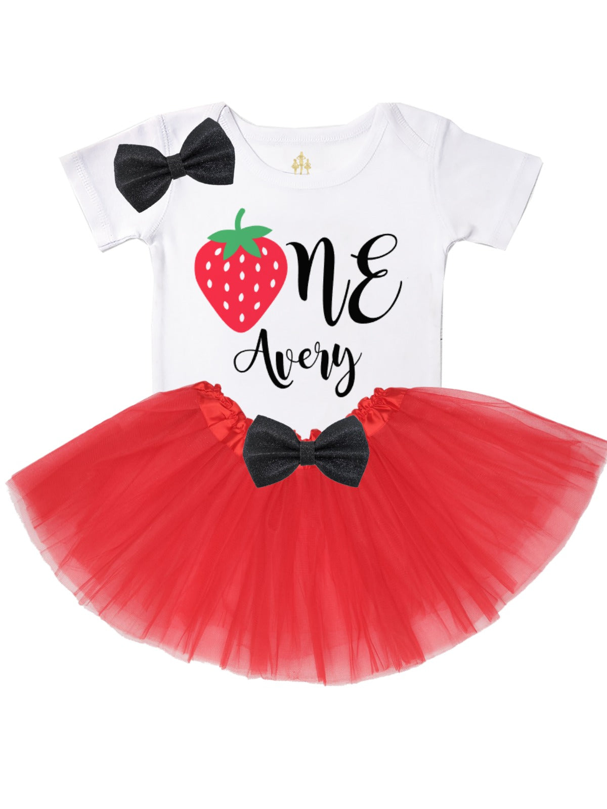 one strawberry birthday outfit