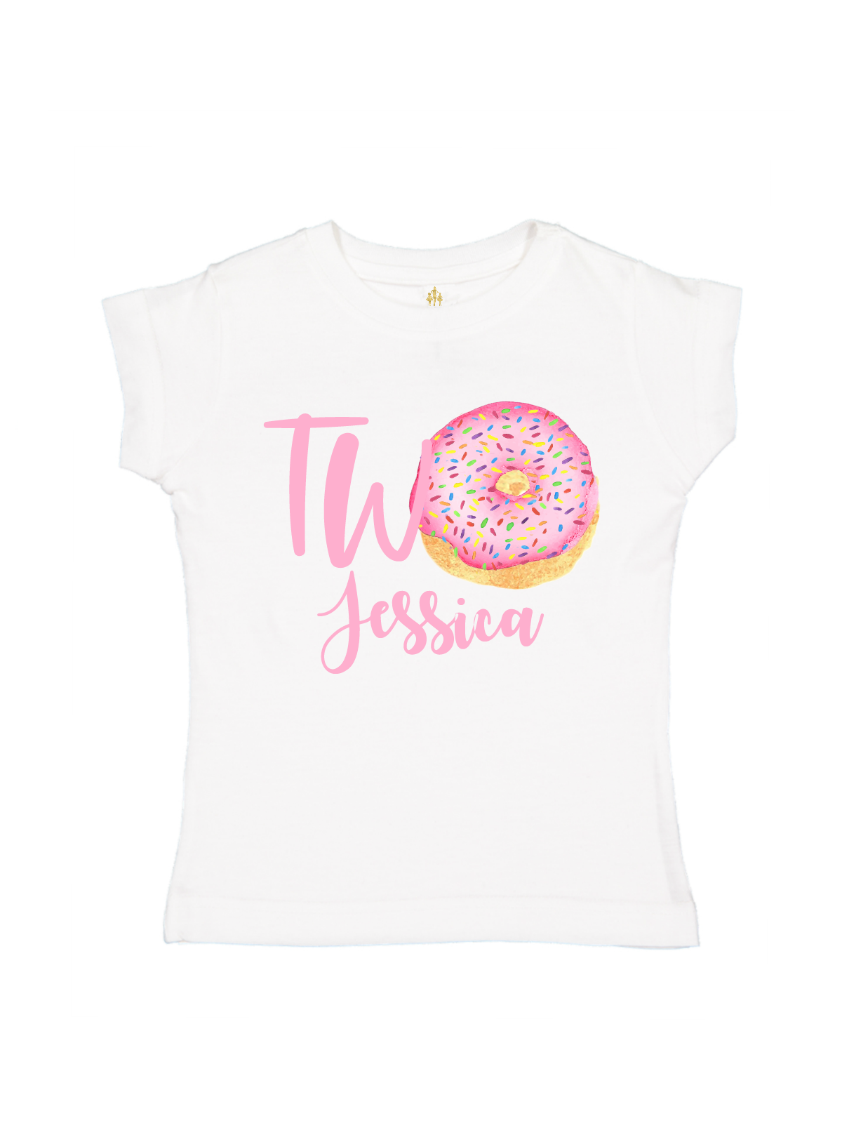 TWO donut sprinkles birthday shirt