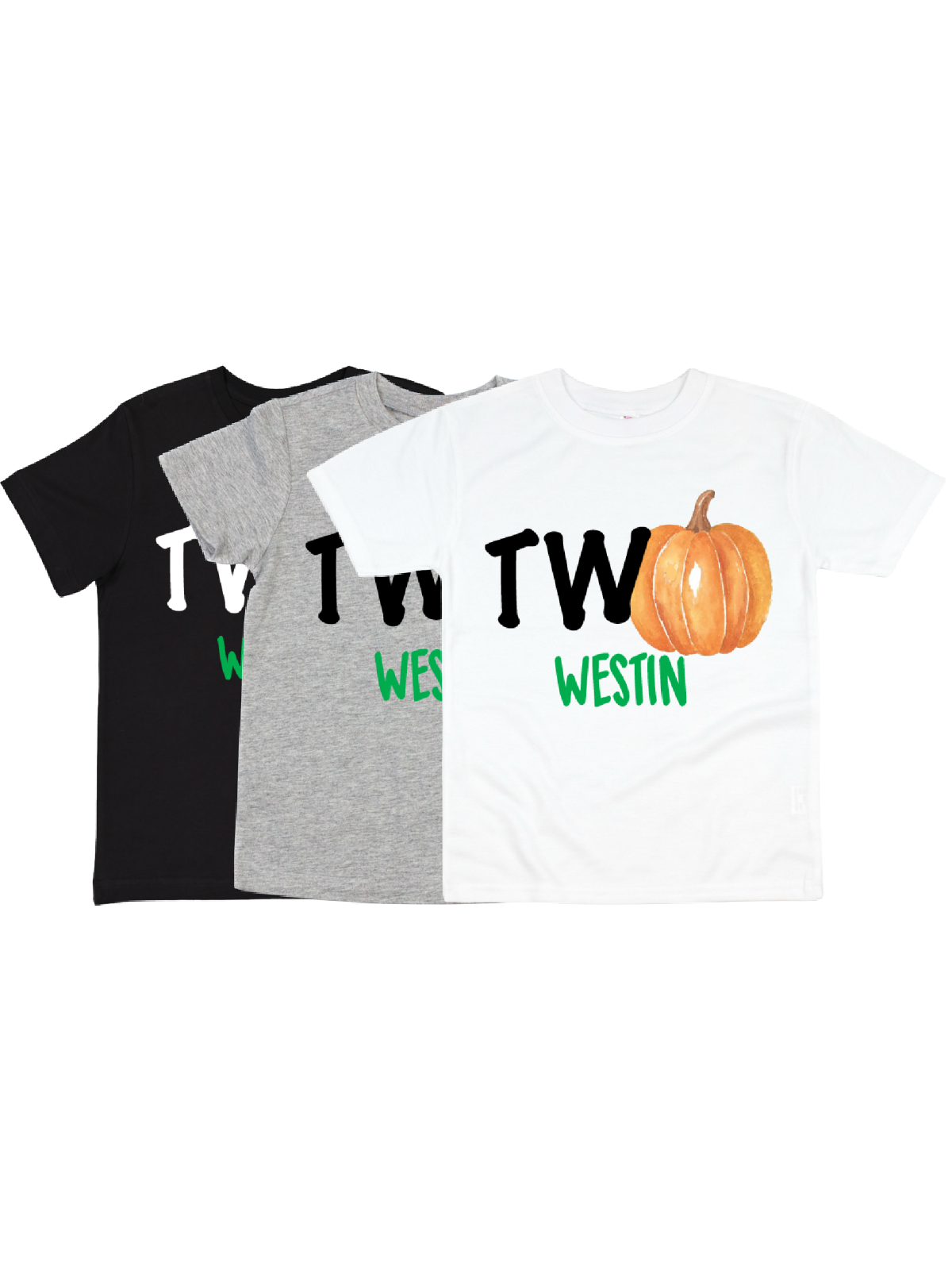 TWO pumpkin birthday shirt